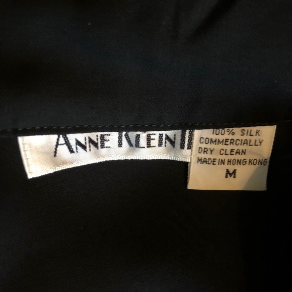 Anne Klein II Black Silk Blouse - Picture 5 of 5